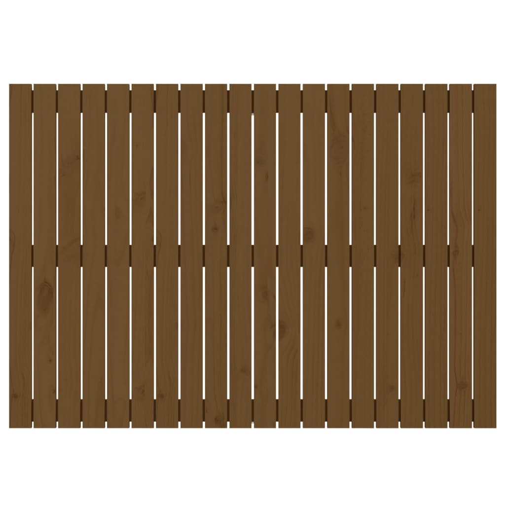 vidaXL Κεφαλάρι Τοίχου Μελί 127,5x3x90 εκ. από Μασίφ Ξύλο Πεύκου