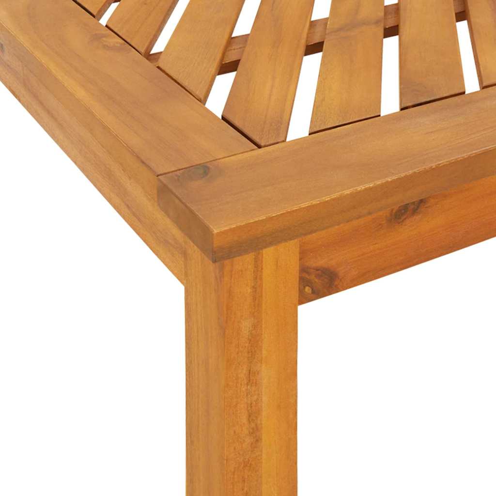 vidaXL Σέτ φαγητού για κήπο 5 pcs Καφέ Στερεό Ξύλο Ακακίας