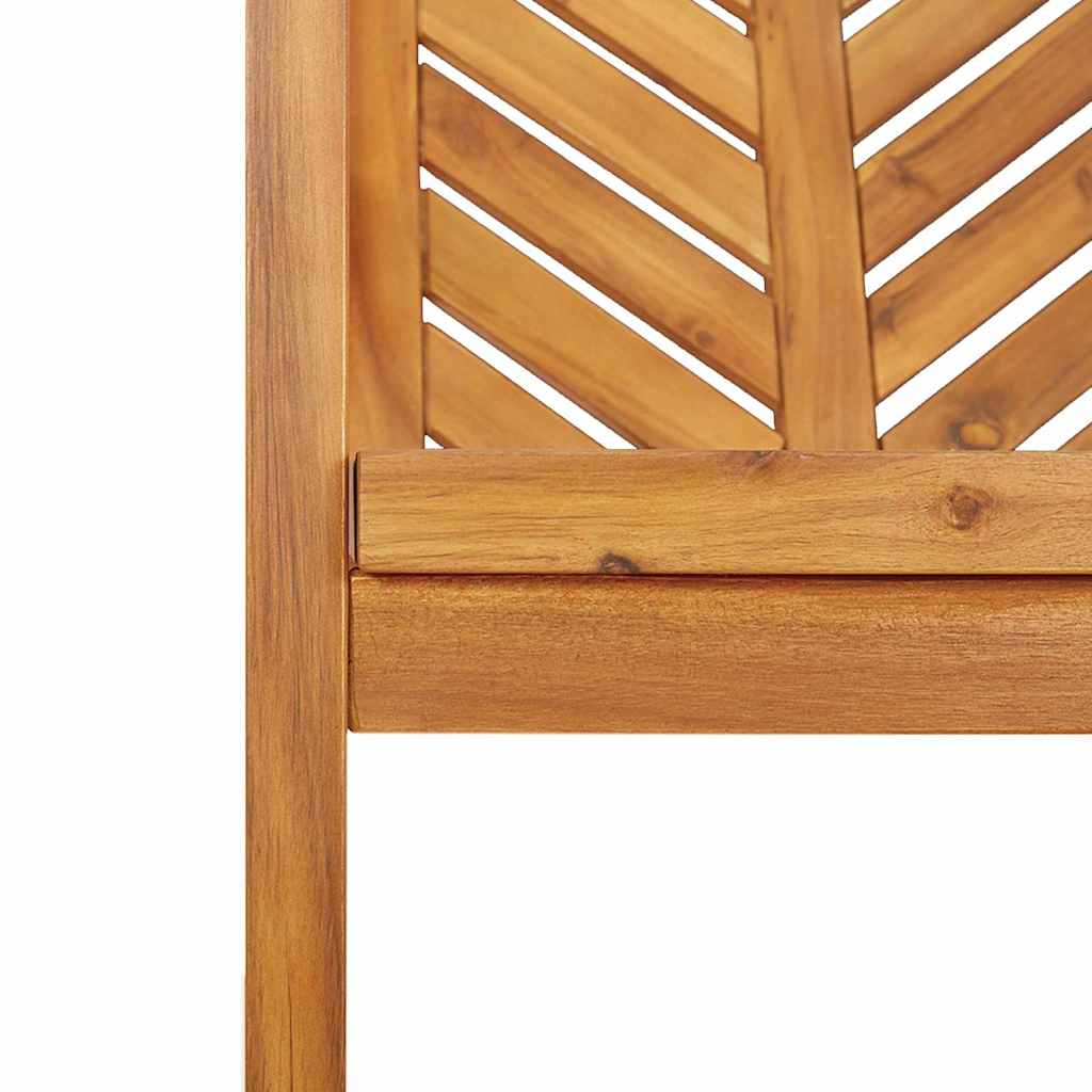 vidaXL Σέτ φαγητού για κήπο 4 pcs Καφέ Στερεό Ξύλο Ακακίας