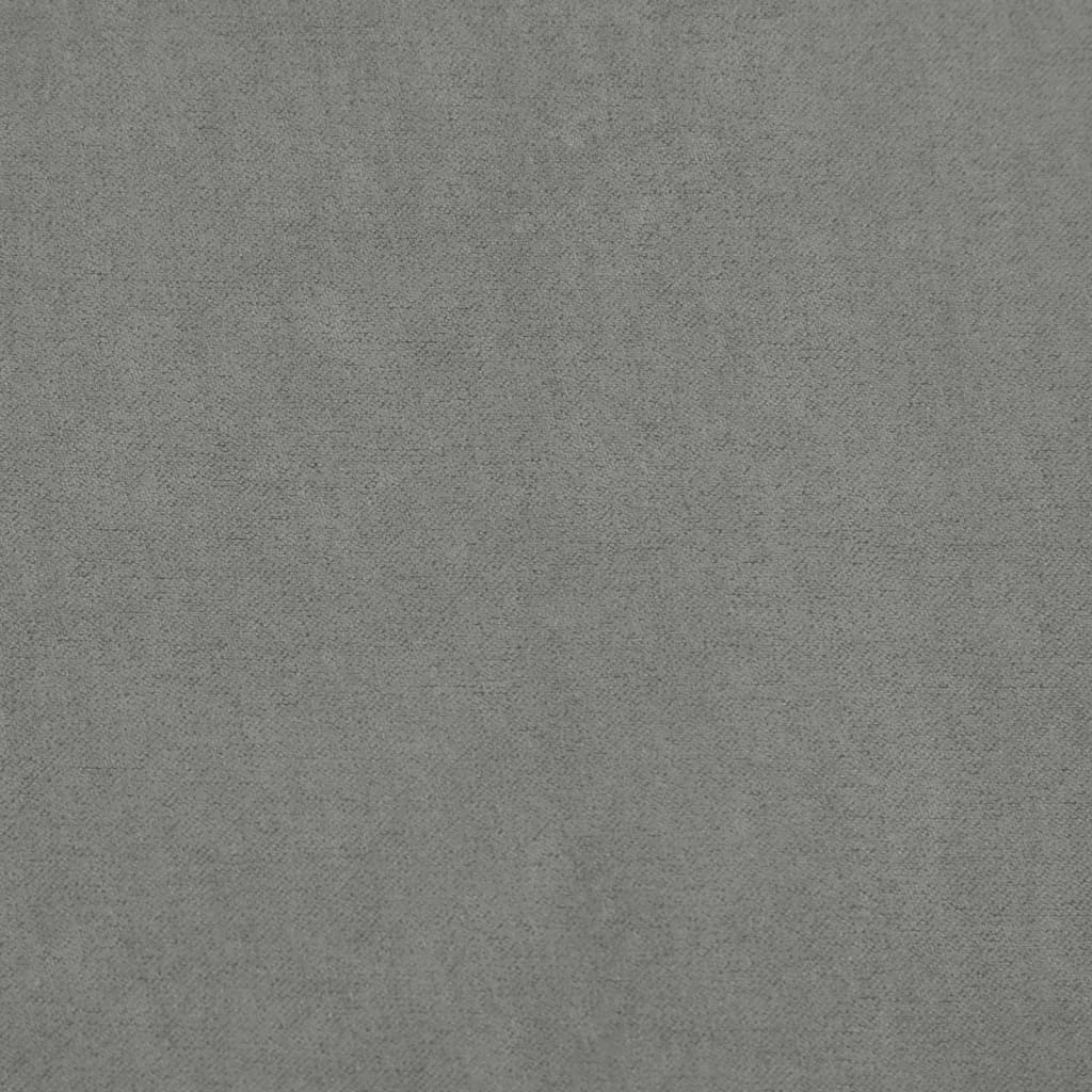 vidaXL Πολυθρόνα Relax Σκούρο Γκρι Υφασμάτινη με Σκαμπό