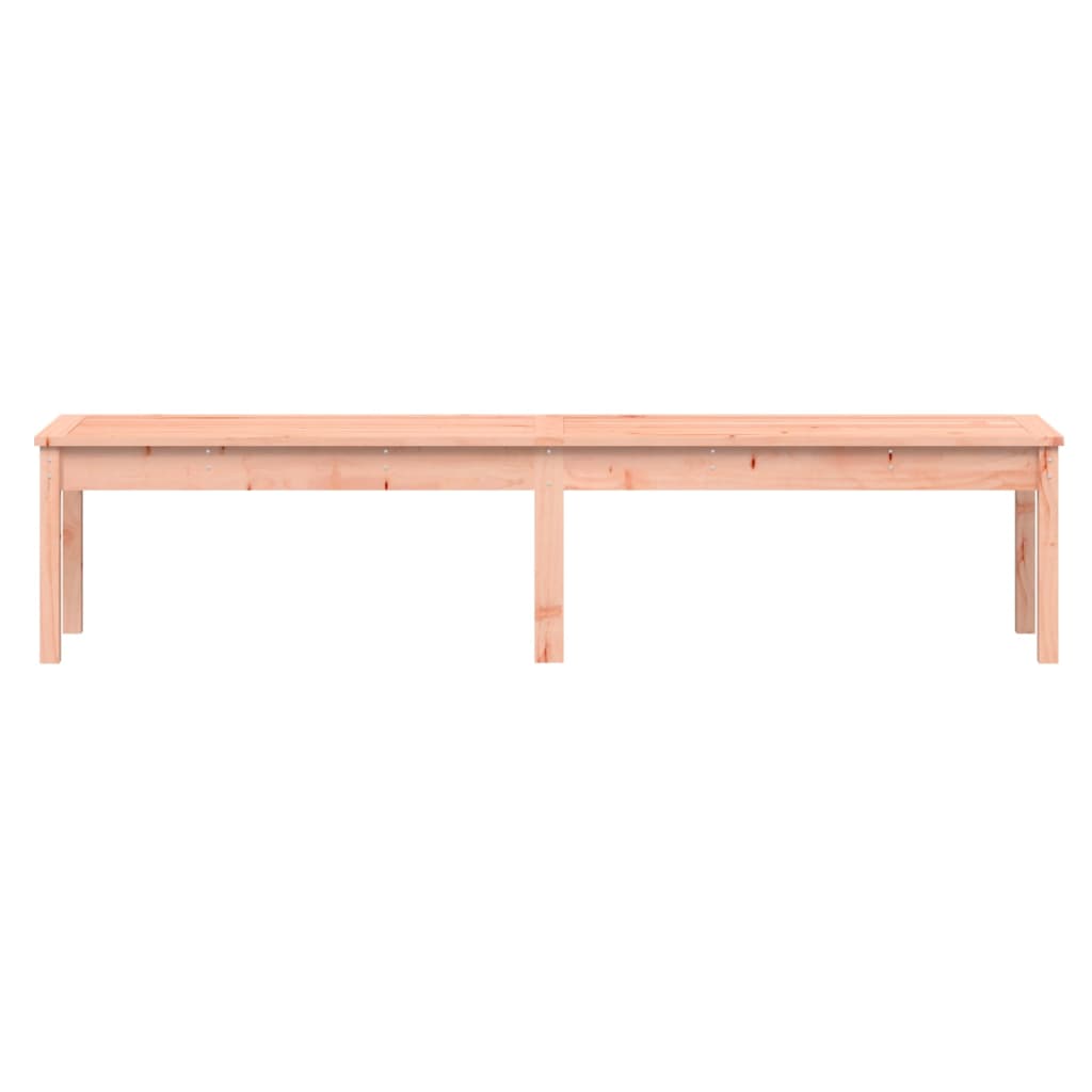 vidaXL Πάγκος Κήπου Διθέσιος 203,5x44x45 εκ. Μασίφ Ξύλο Ψευδοτσούγκας