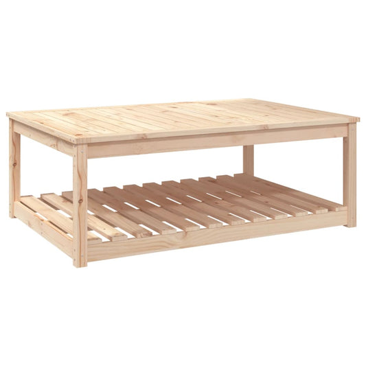 vidaXL Τραπέζι Κήπου 121 x 82,5 x 45 εκ. από Μασίφ Ξύλο Πεύκου