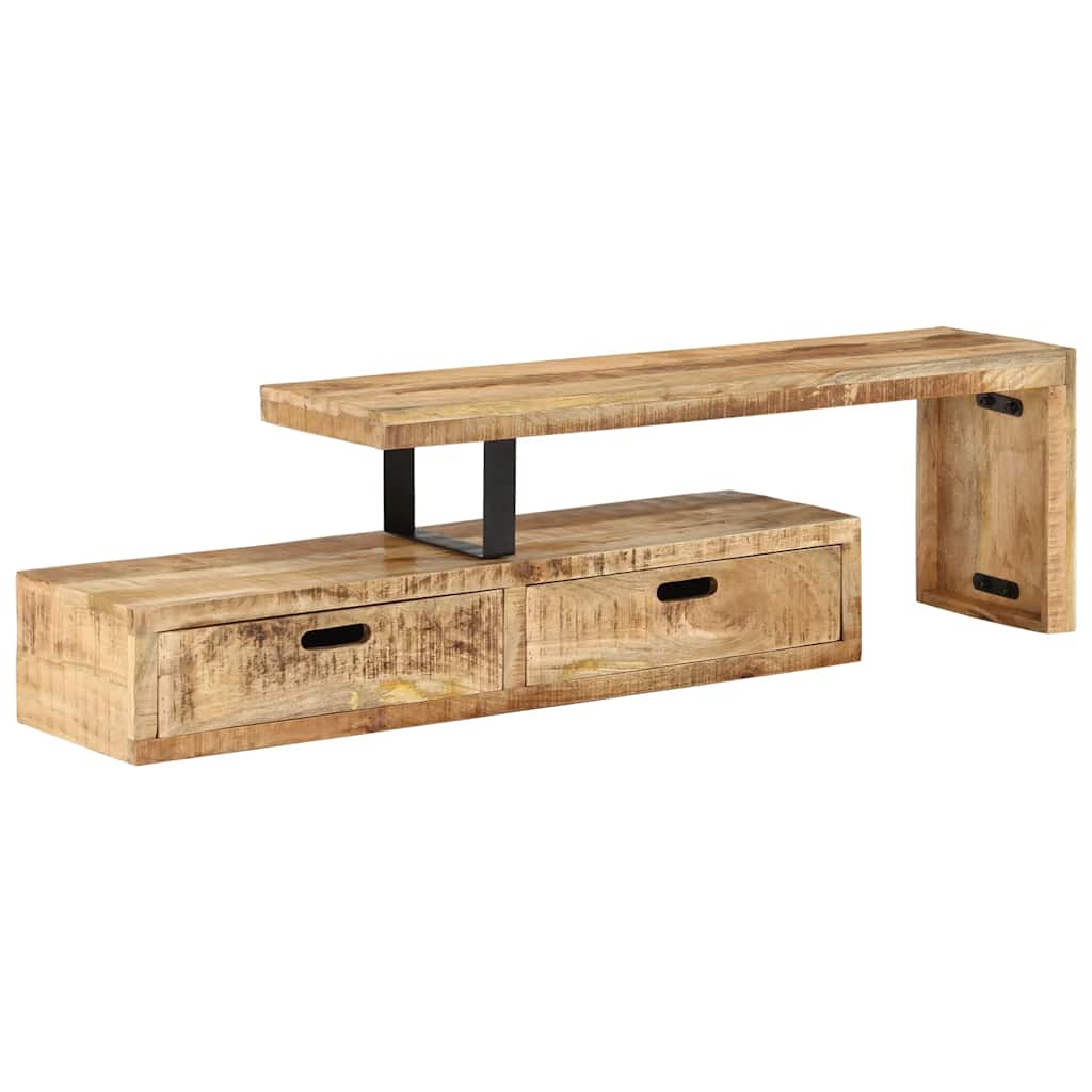 vidaXL Βάση Τηλεόρασης (118-200) x 30x40 εκ. από Μασίφ Ξύλο Μάνγκο