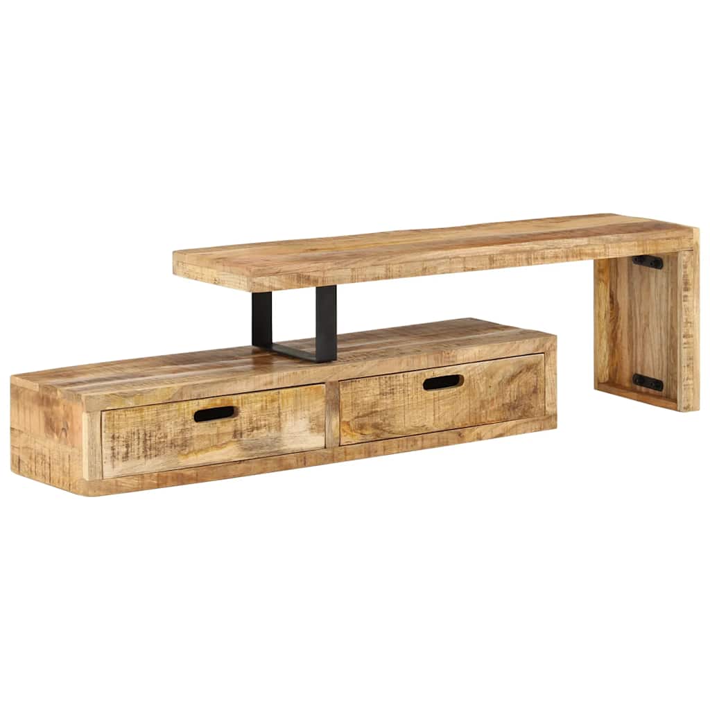 vidaXL Βάση Τηλεόρασης (118-200) x 30x40 εκ. από Μασίφ Ξύλο Μάνγκο