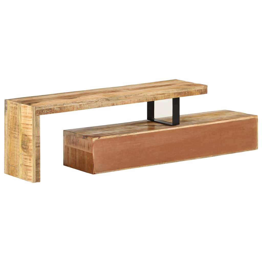 vidaXL Βάση Τηλεόρασης (118-200) x 30x40 εκ. από Μασίφ Ξύλο Μάνγκο