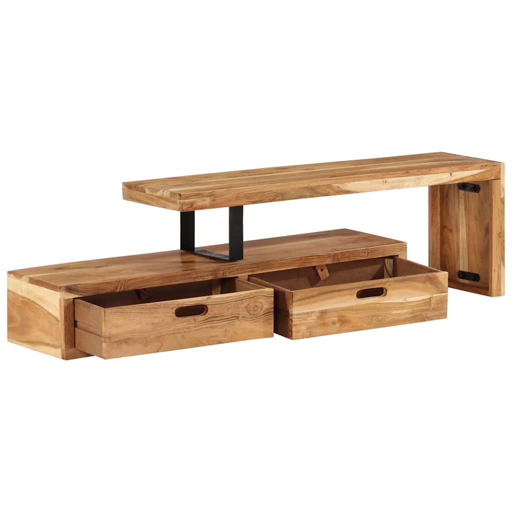 vidaXL Βάση Τηλεόρασης (118-200) x 30x40 εκ. από Μασίφ Ξύλο Ακακίας