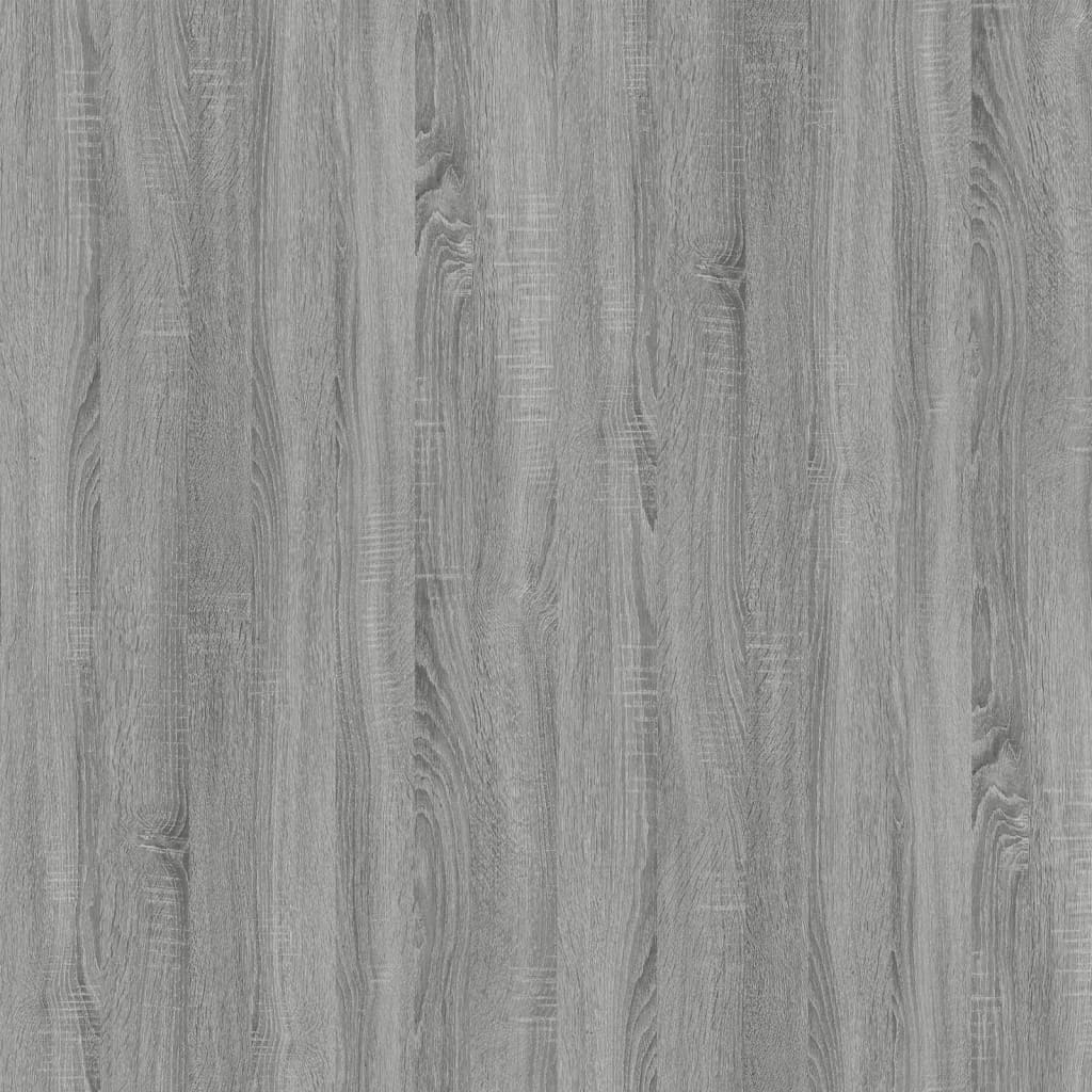 vidaXL Βιβλιοθήκη με 3 Ράφια Γκρι Sonoma 40x24x109 εκ. Επεξεργ. Ξύλο