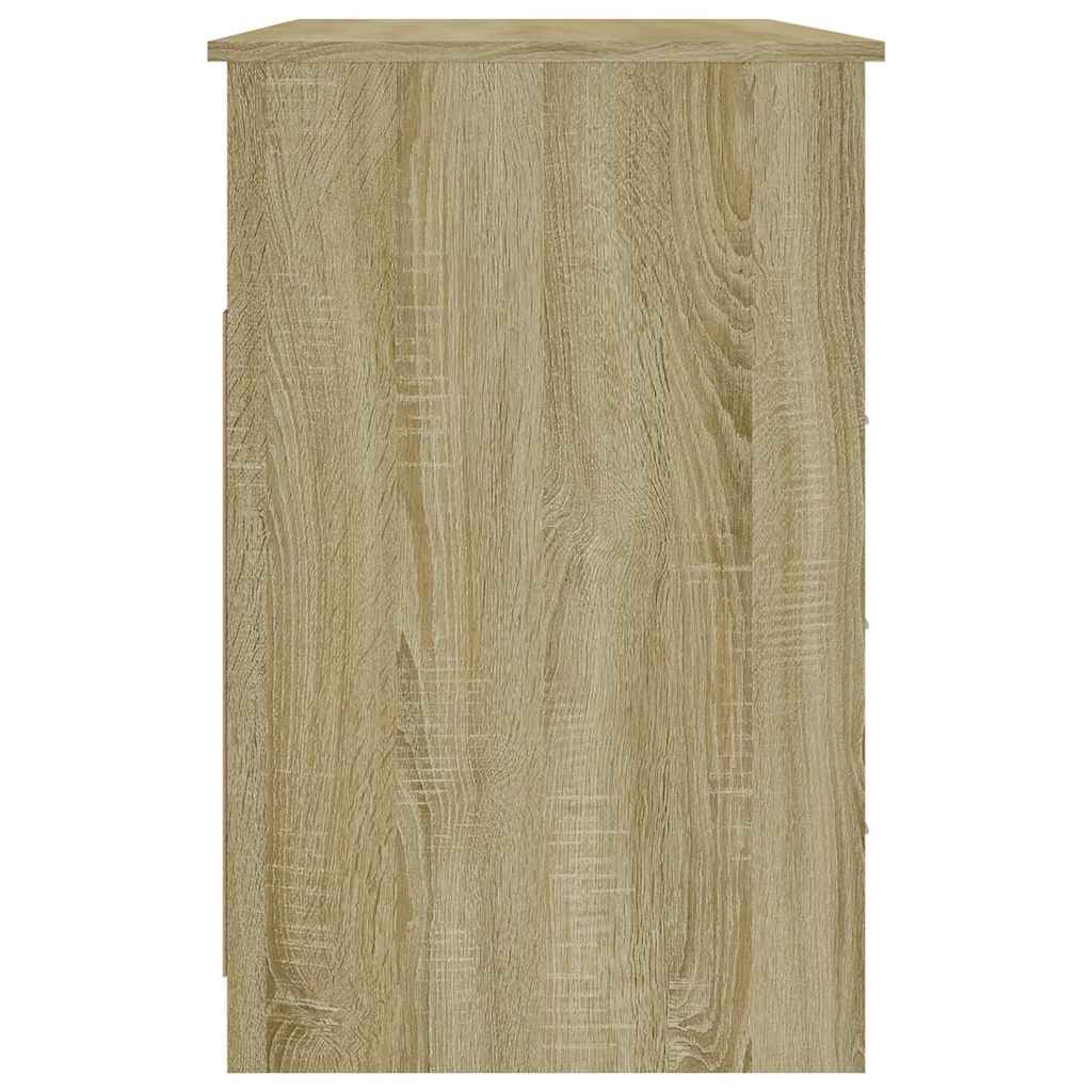 vidaXL Γραφείο με Συρτάρια Sonoma Δρυς 102x50x76 εκ Επεξεργασμένο Ξύλο