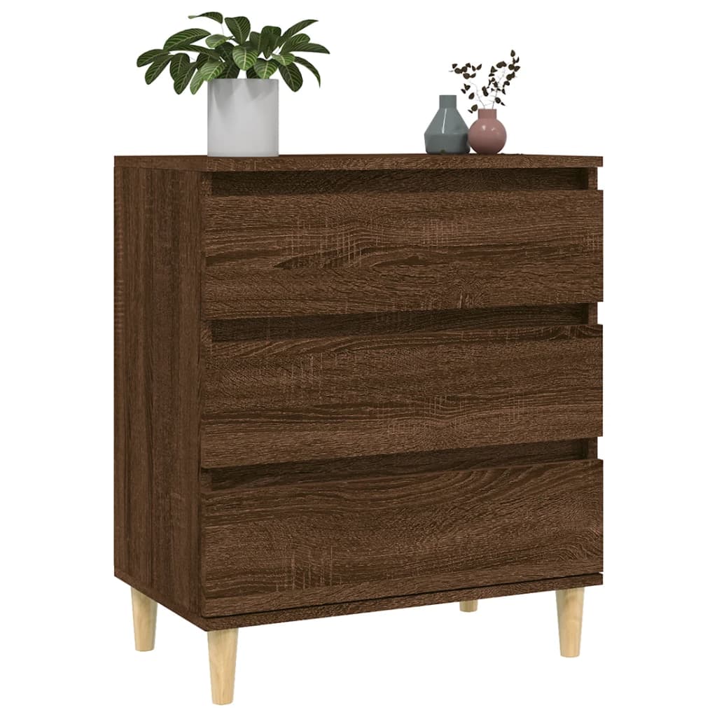 vidaXL Μπουφές Καφέ Δρυς 60x35x70 εκ. από Επεξεργασμένο Ξύλο