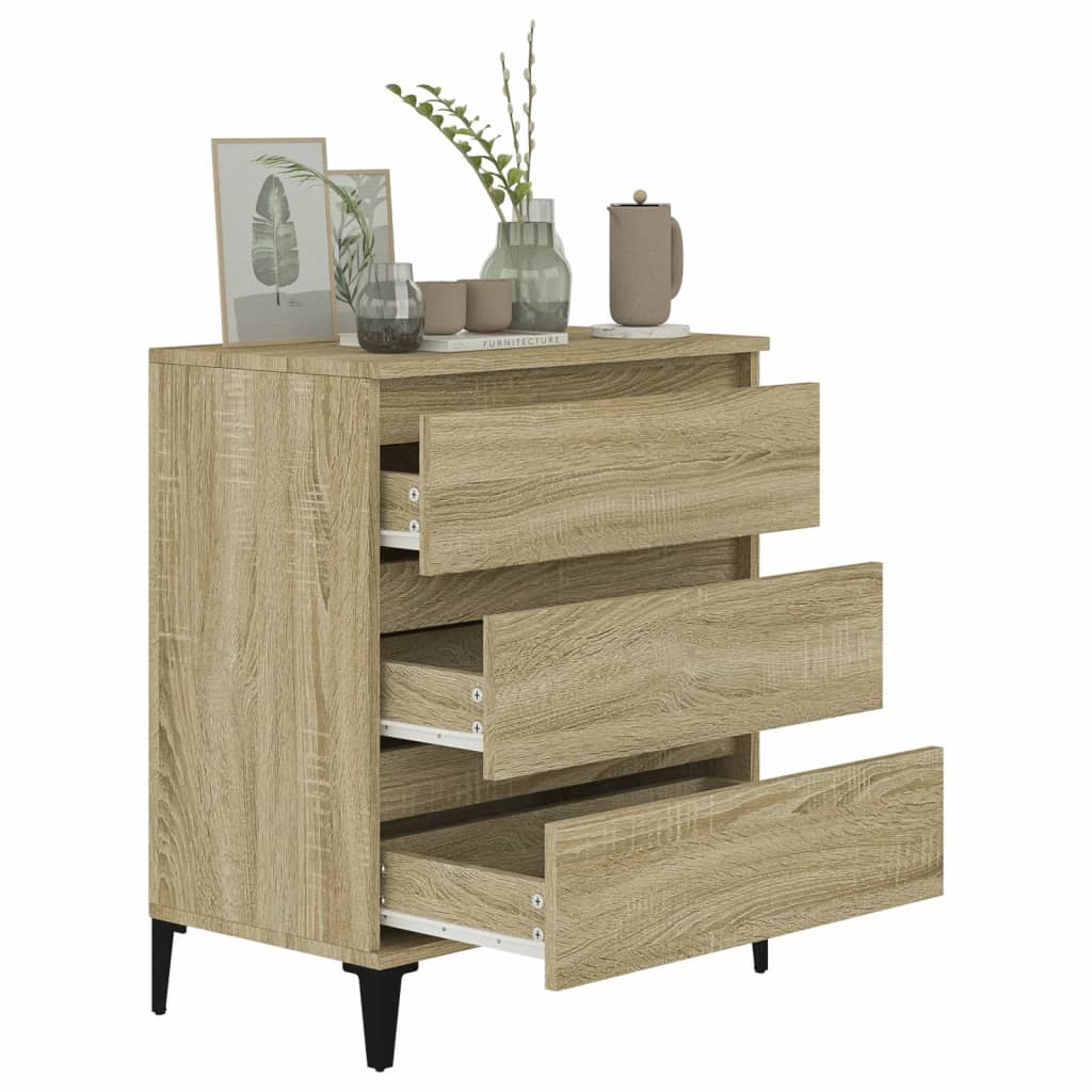 vidaXL Συρταριέρα Sonoma Δρυς 60x35x70 εκ. Επεξεργασμένο Ξύλο