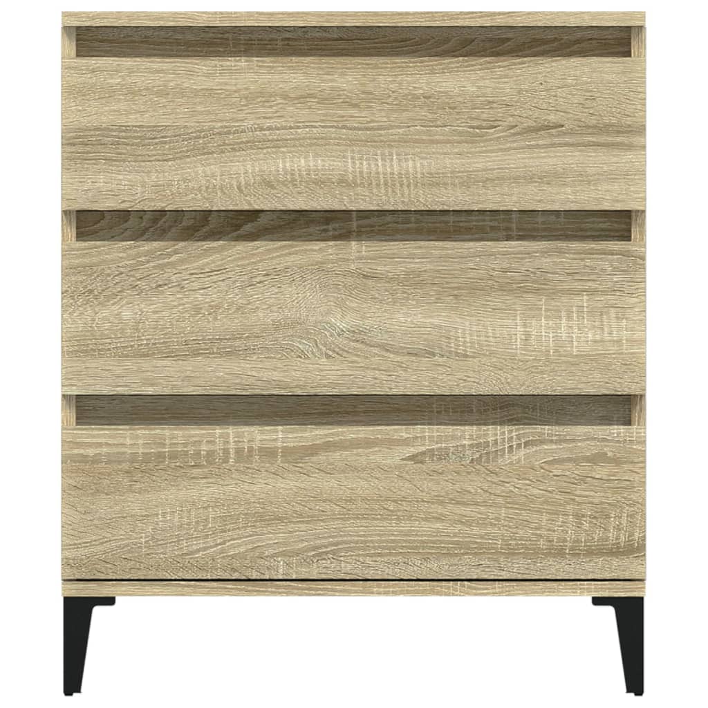 vidaXL Συρταριέρα Sonoma Δρυς 60x35x70 εκ. Επεξεργασμένο Ξύλο