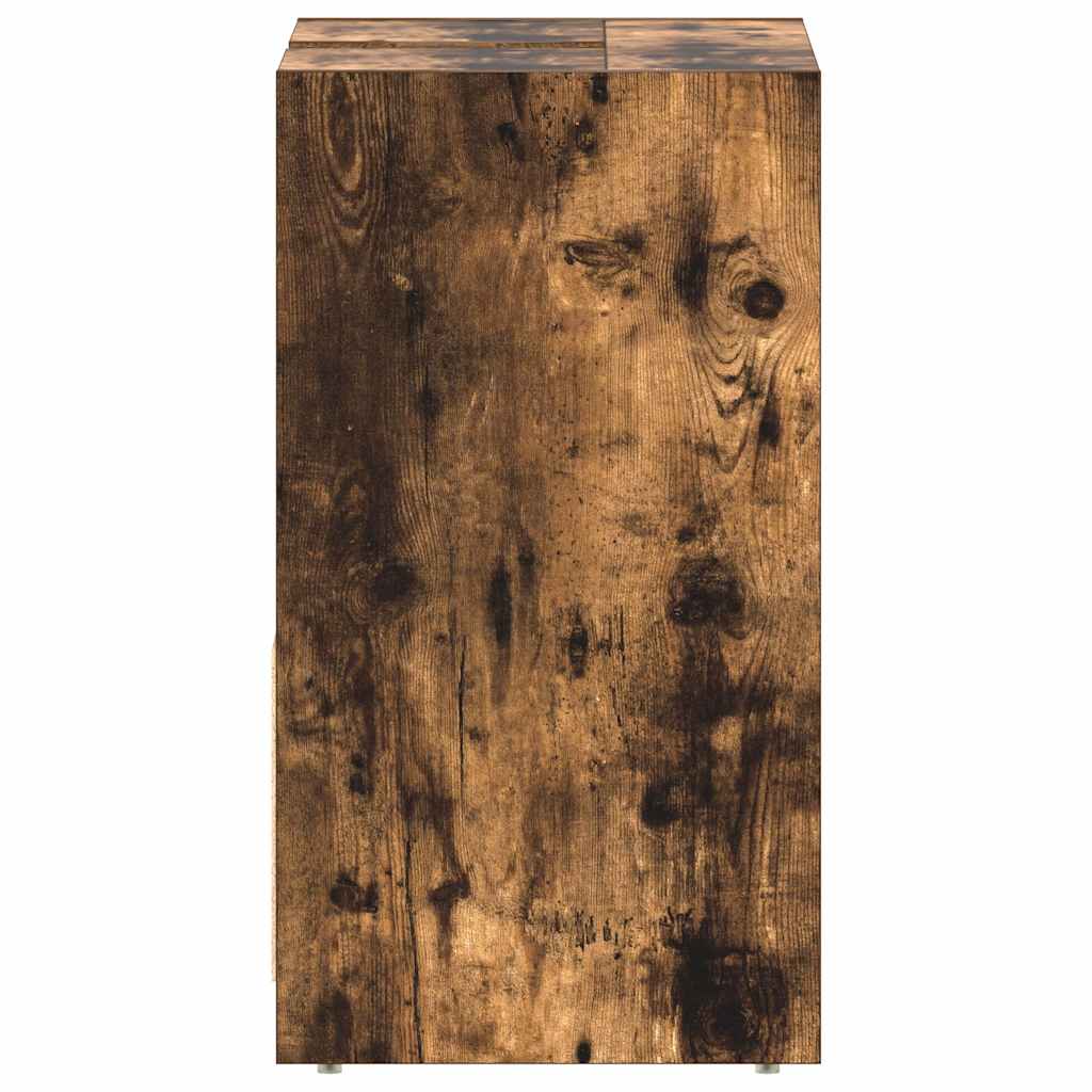 vidaXL Ντουλάπι Μπάνιου Καπνιστή Δρυς 60x33x61 εκ. Επεξεργασμένο Ξύλο