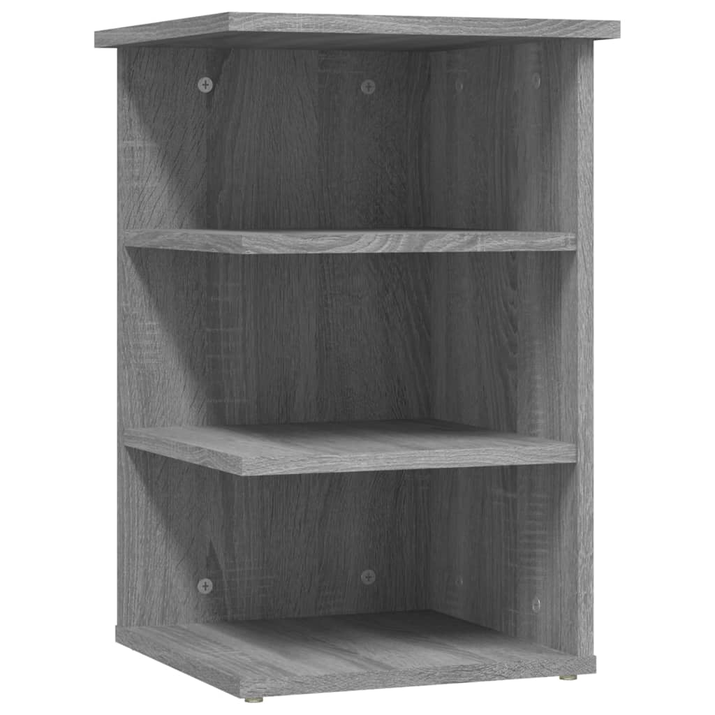 vidaXL Βοηθητικό Έπιπλο Γκρι Sonoma 35x35x55 εκ. Επεξεργασμένο Ξύλο