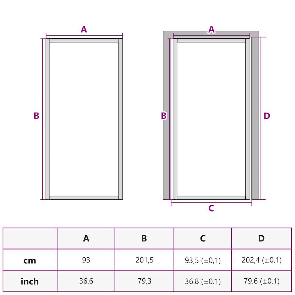 vidaXL Εσωτερική Πόρτα Λευκή 93x201,5 εκ. Ψημένο Γυαλί&Λεπτό Αλουμίνιο