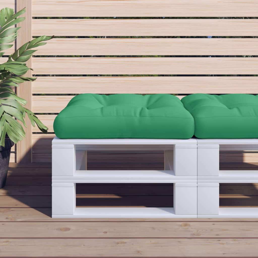 vidaXL Μαξιλάρι Παλέτας Πράσινο 50 x 50 x 12 εκ. Υφασμάτινο