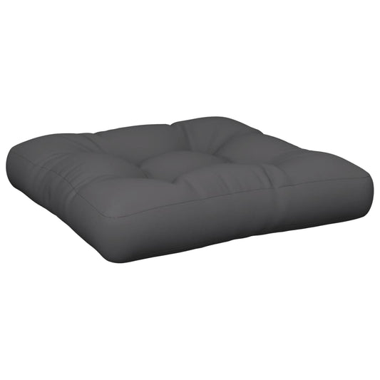 vidaXL Μαξιλάρι Παλέτας Ανθρακί 60 x 60 x 12 εκ. Υφασμάτινο