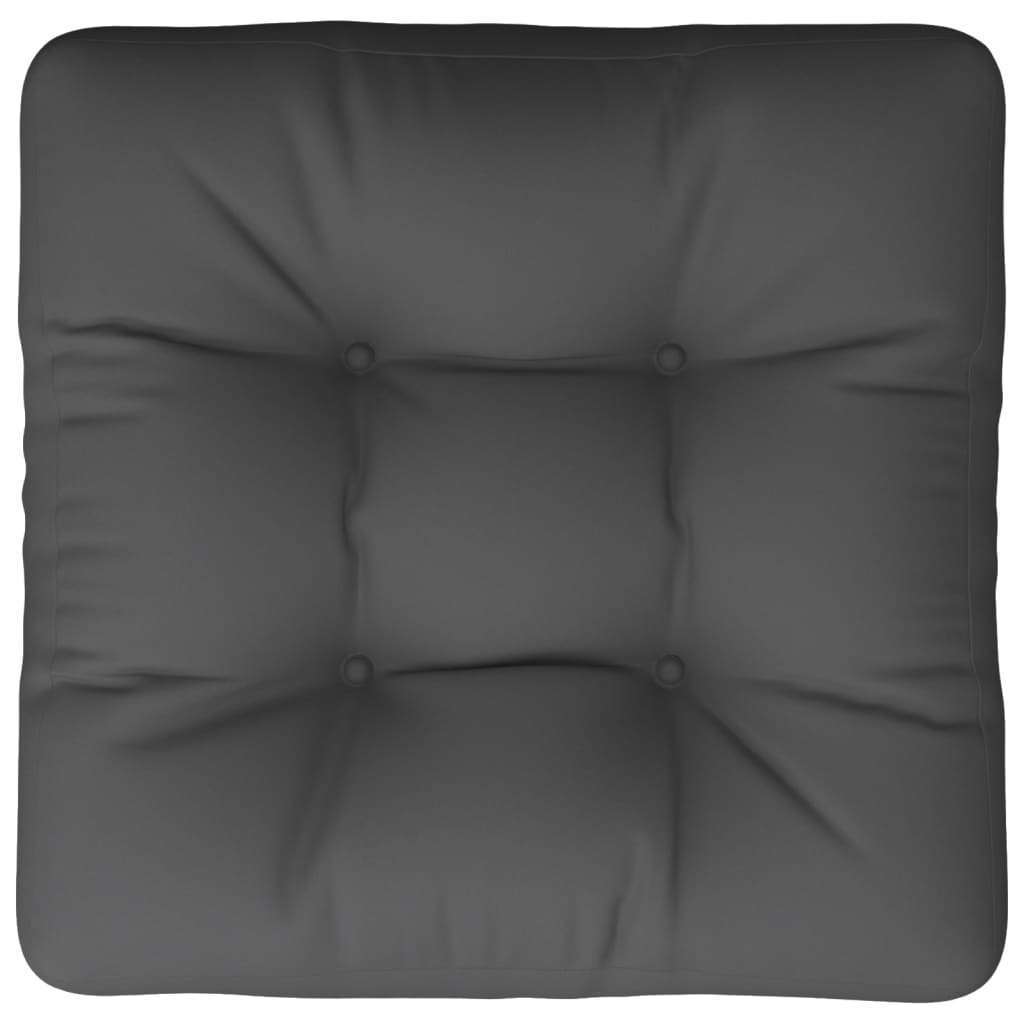 vidaXL Μαξιλάρι Παλέτας Ανθρακί 60 x 60 x 12 εκ. Υφασμάτινο