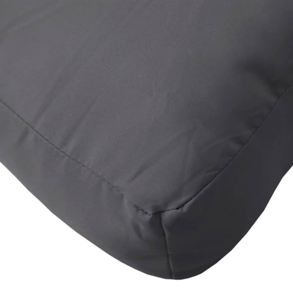 vidaXL Μαξιλάρι Παλέτας Ανθρακί 60 x 60 x 12 εκ. Υφασμάτινο