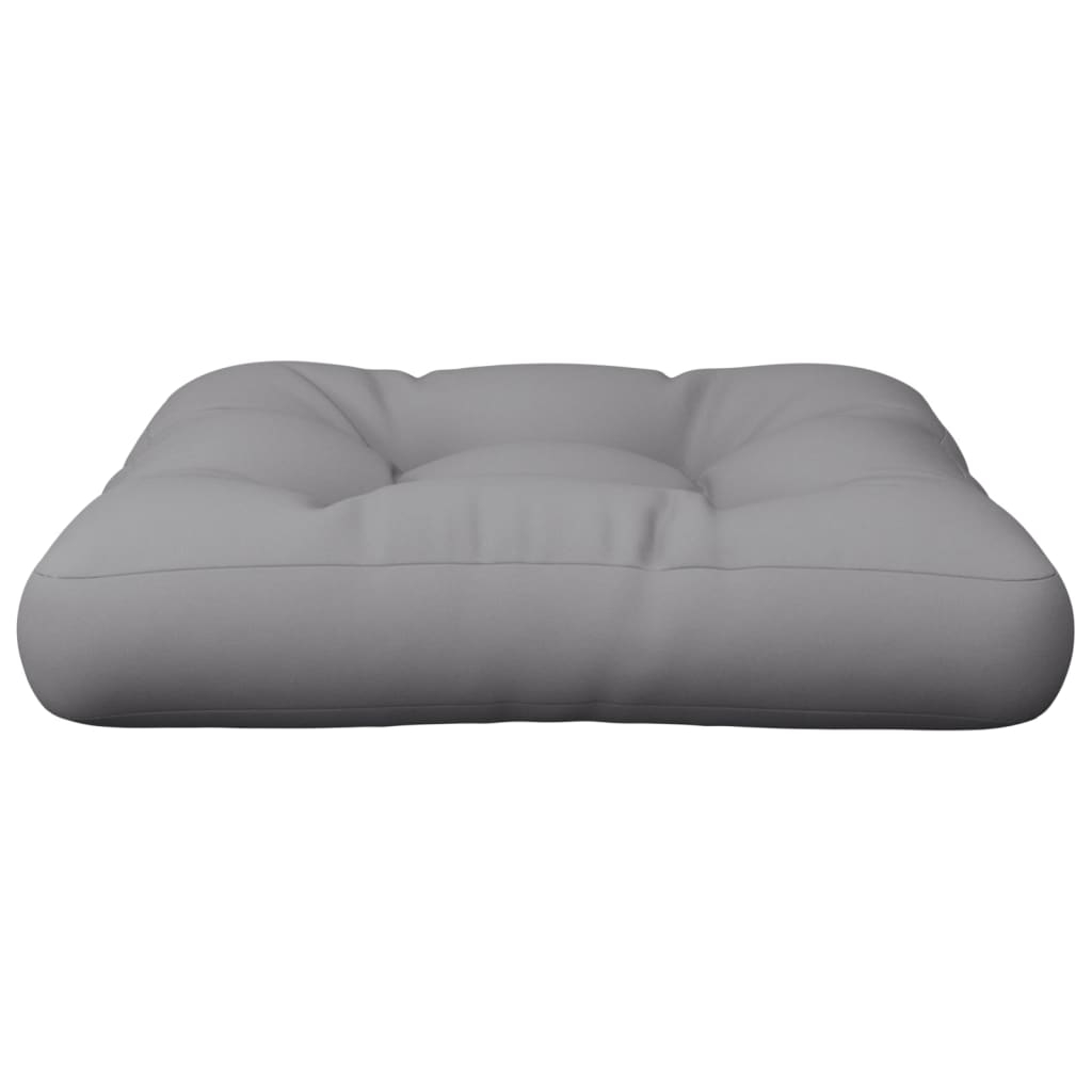vidaXL Μαξιλάρι Παλέτας Γκρι 60 x 60 x 12 εκ. Υφασμάτινο