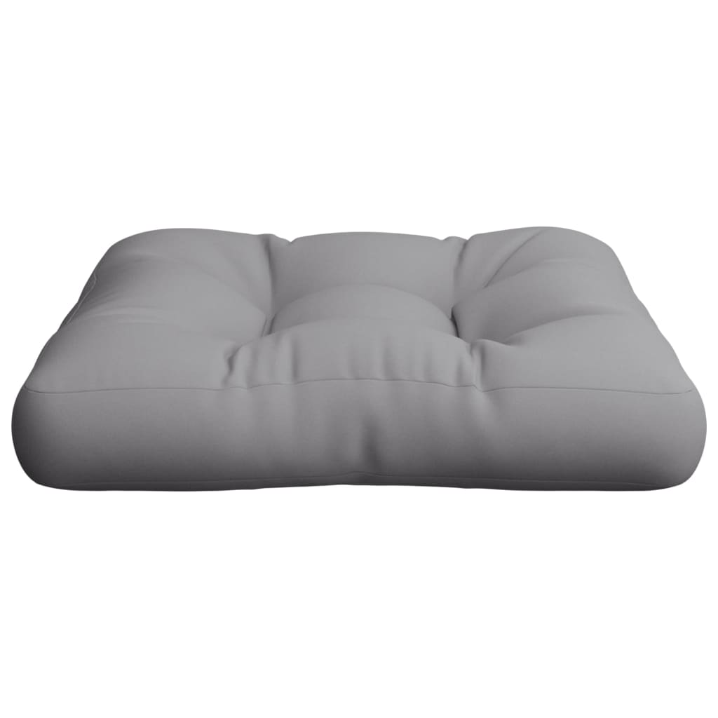 vidaXL Μαξιλάρι Παλέτας Γκρι 60 x 60 x 12 εκ. Υφασμάτινο