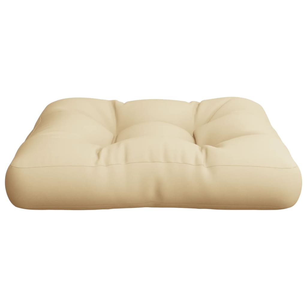 vidaXL Μαξιλάρι Παλέτας Μπεζ 60 x 60 x 12 εκ. Υφασμάτινο