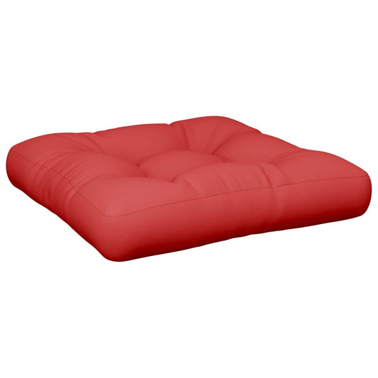 vidaXL Μαξιλάρι Παλέτας Κόκκινο 60 x 60 x 12 εκ. Υφασμάτινο