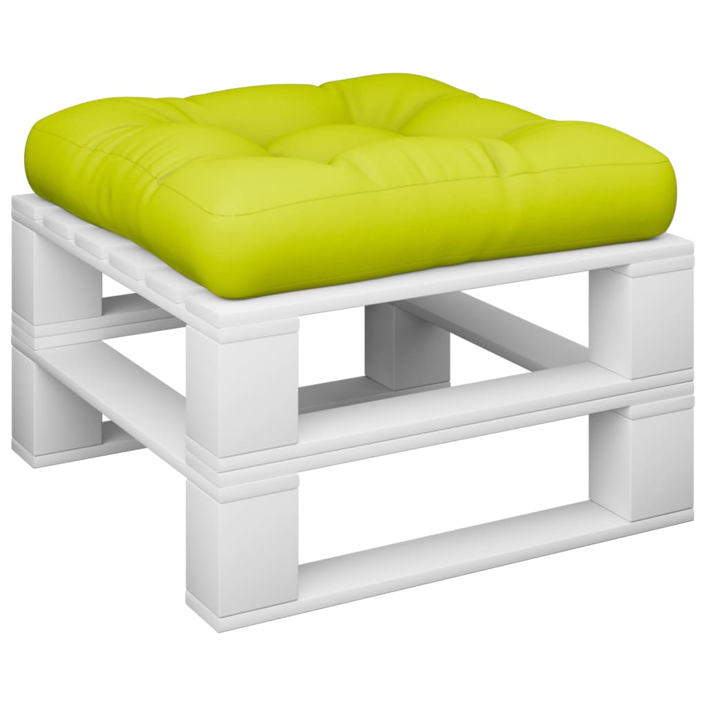 vidaXL Μαξιλάρι Παλέτας Αν. Πράσινο 60 x 60 x 12 εκ. Υφασμάτινο