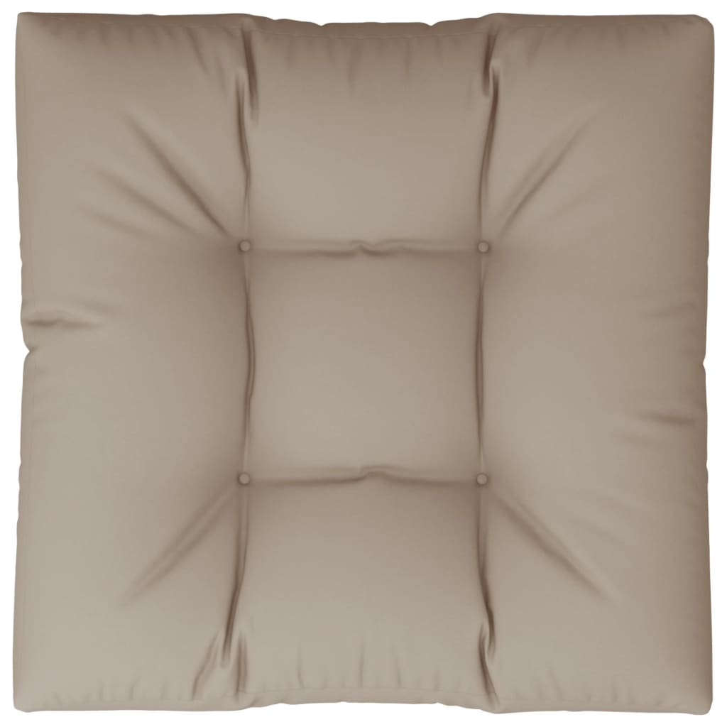 vidaXL Μαξιλάρι Καναπέ Παλέτας Taupe 70 x 70 x 12 εκ.