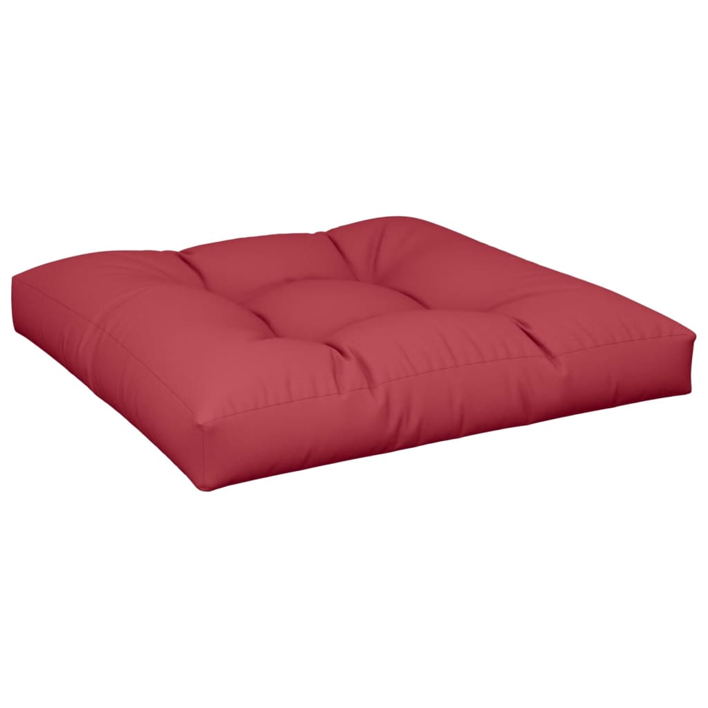 vidaXL Μαξιλάρι Καναπέ Παλέτας Μπορντό 70 x 70 x 12 εκ.