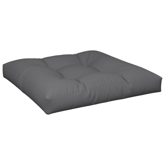vidaXL Μαξιλάρι Παλέτας Ανθρακί 80 x 80 x 12 εκ. Υφασμάτινο