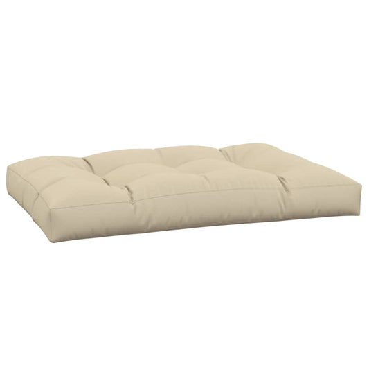 vidaXL Μαξιλάρι Παλέτας Μπεζ 120 x 80 x 12 εκ. Υφασμάτινο