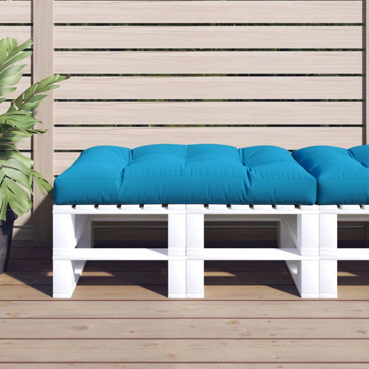 vidaXL Μαξιλάρι Παλέτας Μπλε 120 x 80 x 12 εκ. Υφασμάτινο