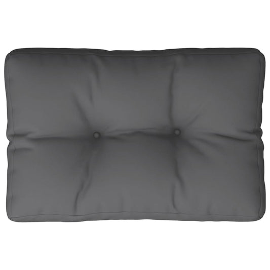 vidaXL Μαξιλάρι Παλέτας Ανθρακί 50 x 40 x 12 εκ. Υφασμάτινο