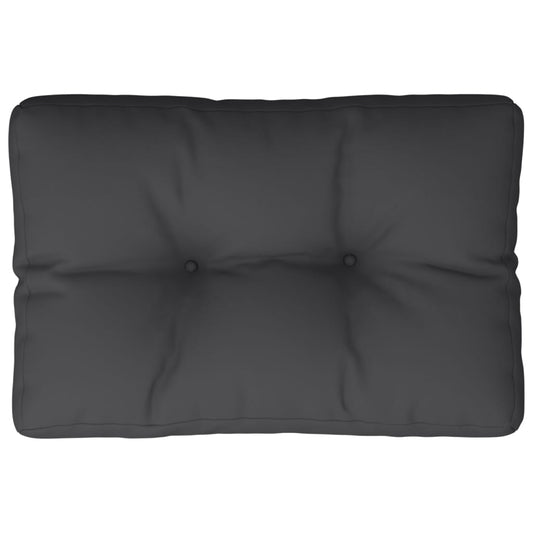 vidaXL Μαξιλάρι Παλέτας Μαύρο 50 x 40 x 12 εκ. Υφασμάτινο