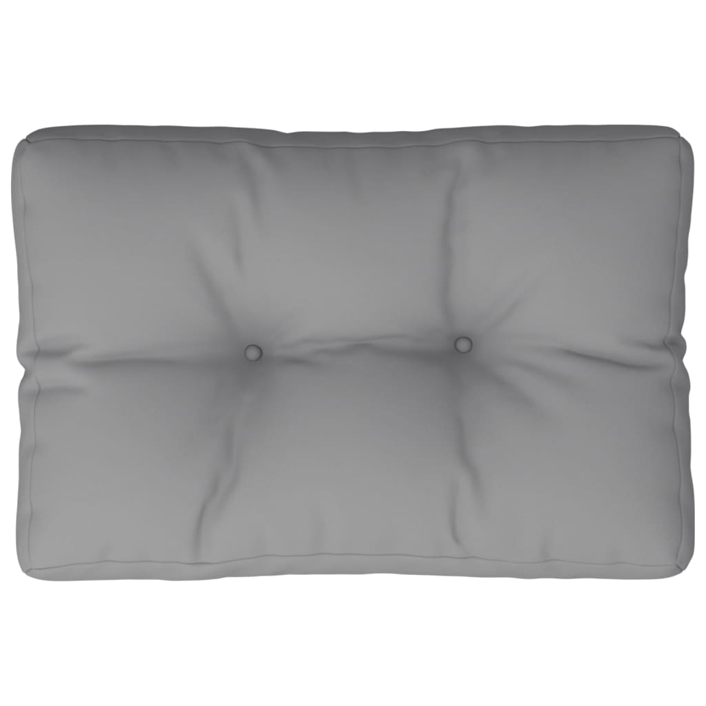 vidaXL Μαξιλάρι Παλέτας Γκρι 60 x 40 x 12 εκ. Υφασμάτινο