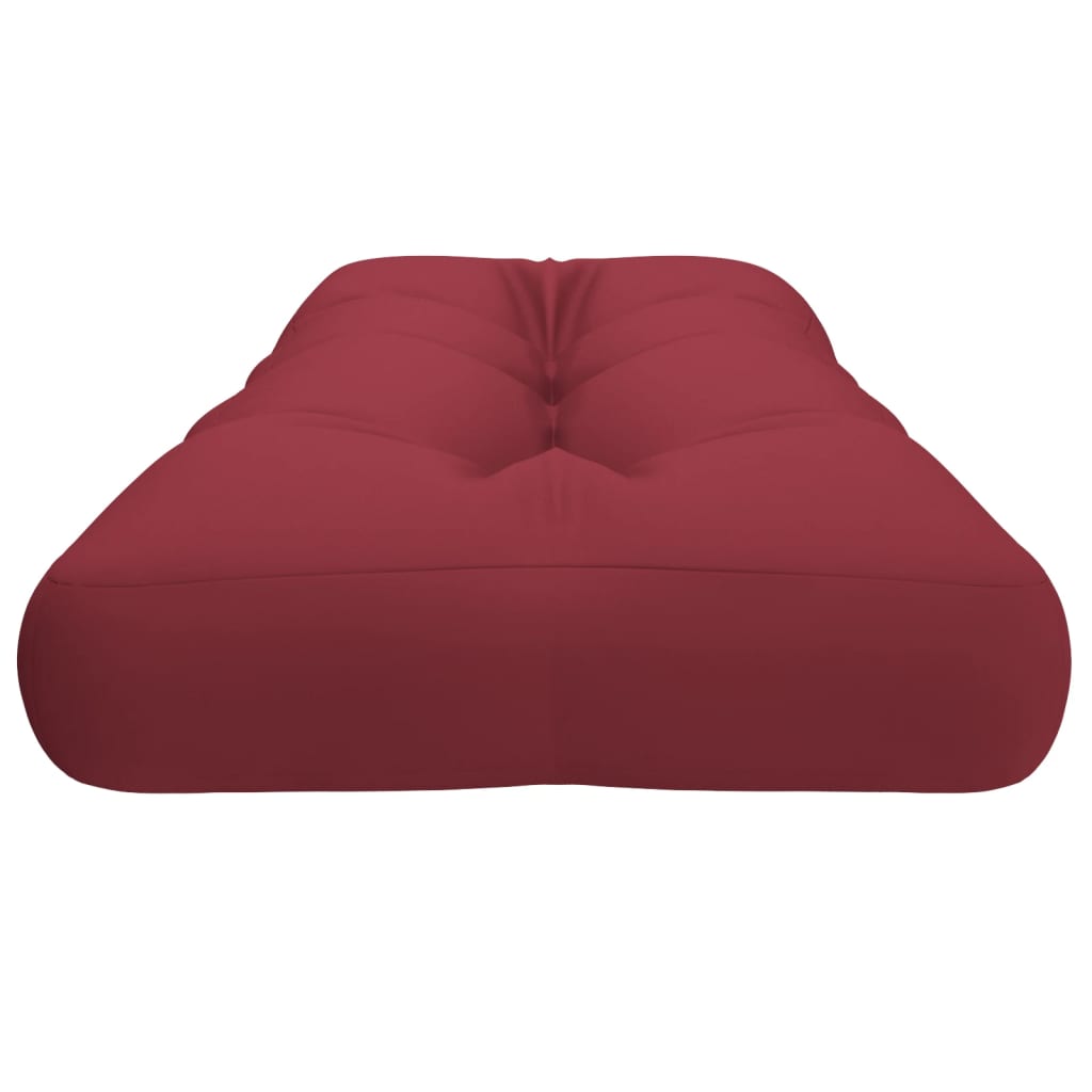 vidaXL Μαξιλάρι Παλέτας Μπορντό 120 x 40 x 12 εκ. Υφασμάτινο