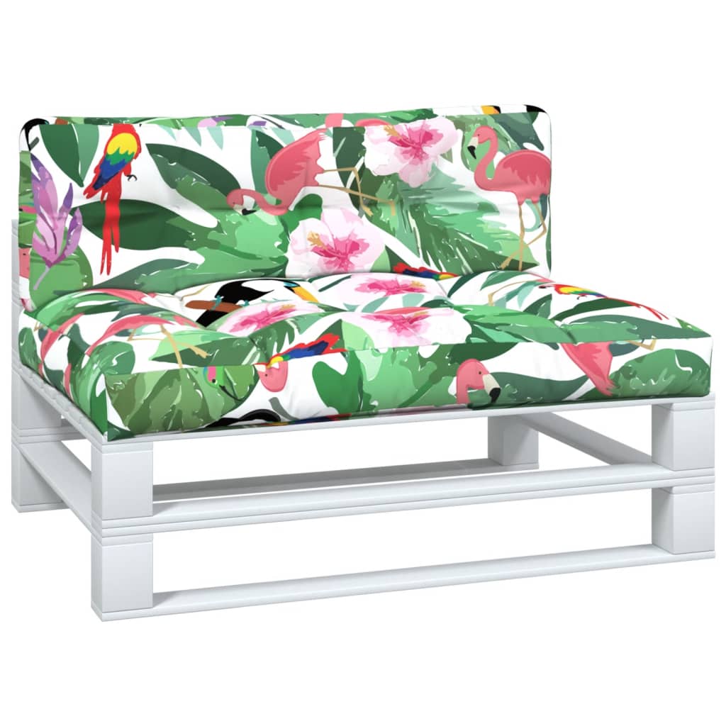 vidaXL Μαξιλάρια Παλέτας 2 τεμ. Πολύχρωμα Υφασμάτινα