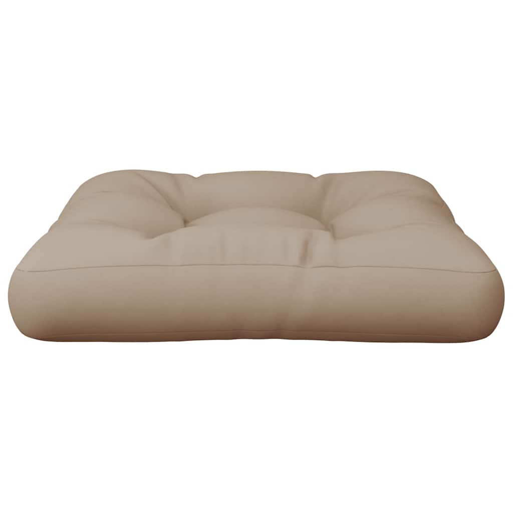 vidaXL Μαξιλάρι Παλέτας Taupe 60 x 61,5 x 10 εκ. Υφασμάτινο
