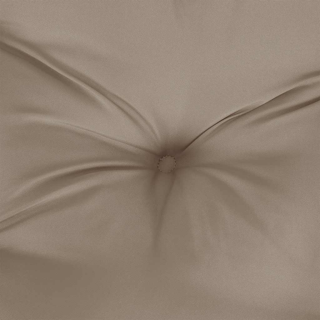 vidaXL Μαξιλάρι Παλέτας Taupe 60 x 61,5 x 10 εκ. Υφασμάτινο