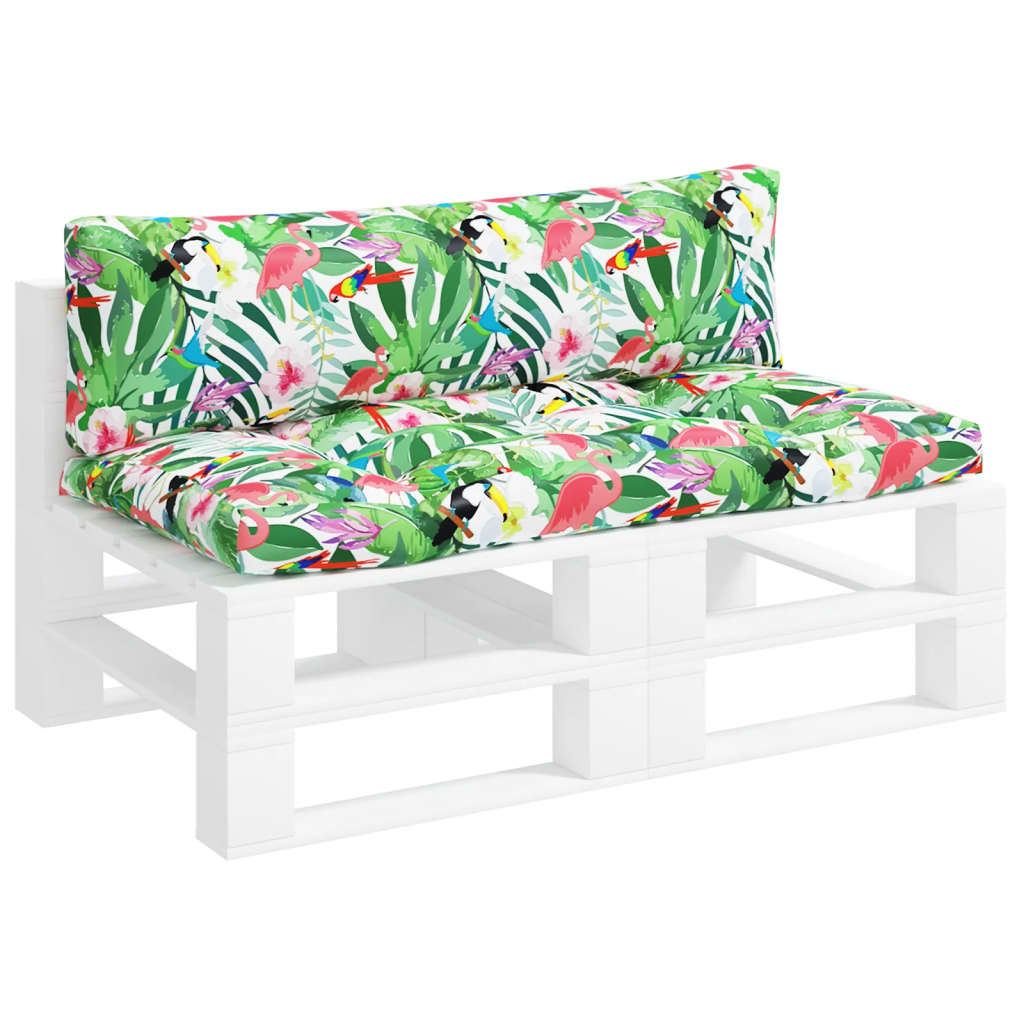 vidaXL Μαξιλάρια Παλέτας 2 τεμ. Πολύχρωμα από Ύφασμα Oxford