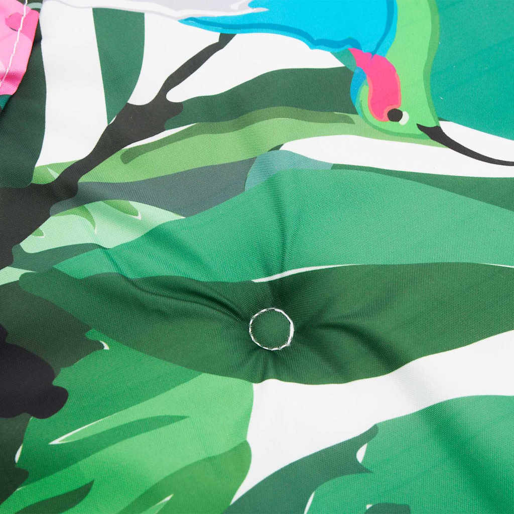 vidaXL Pad για Παγκάκι Floral Πολύχρωμο 150 x 50 x 3 cm Ύφασμα Όξφορντ