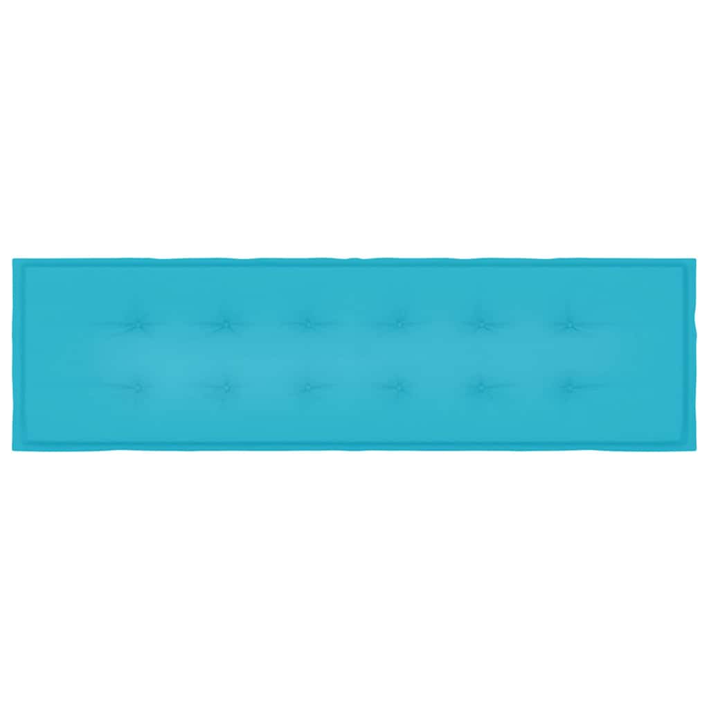 vidaXL Μαξιλάρι Παγκάκι Κήπου Τιρκουάζ 180 x 50 x 4 cm Ύφασμα Oxford