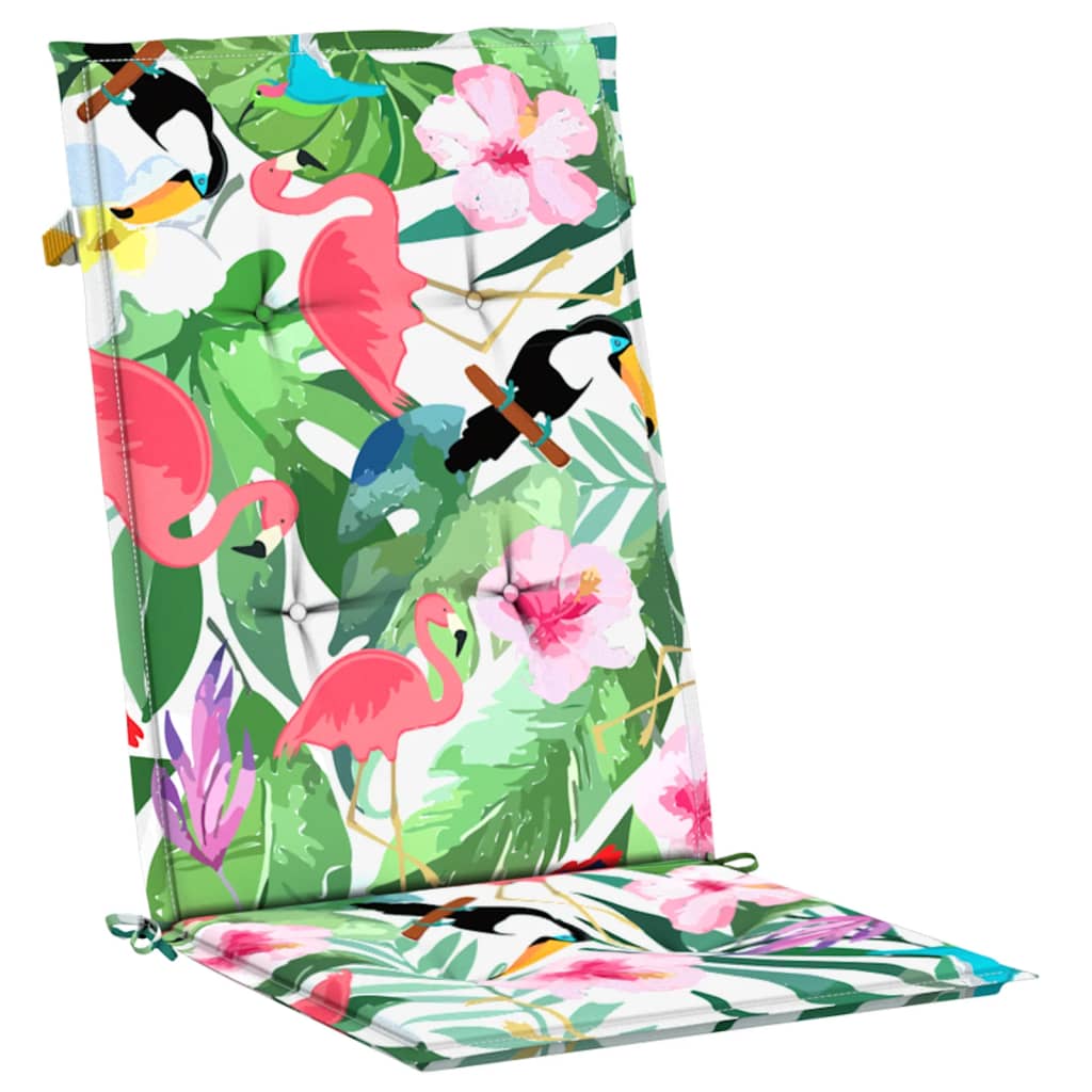 vidaXL Μαξιλάρια Καρέκλας με Ψηλή Πλάτη 6 τεμ. Πολύχρωμα Υφασμάτινα