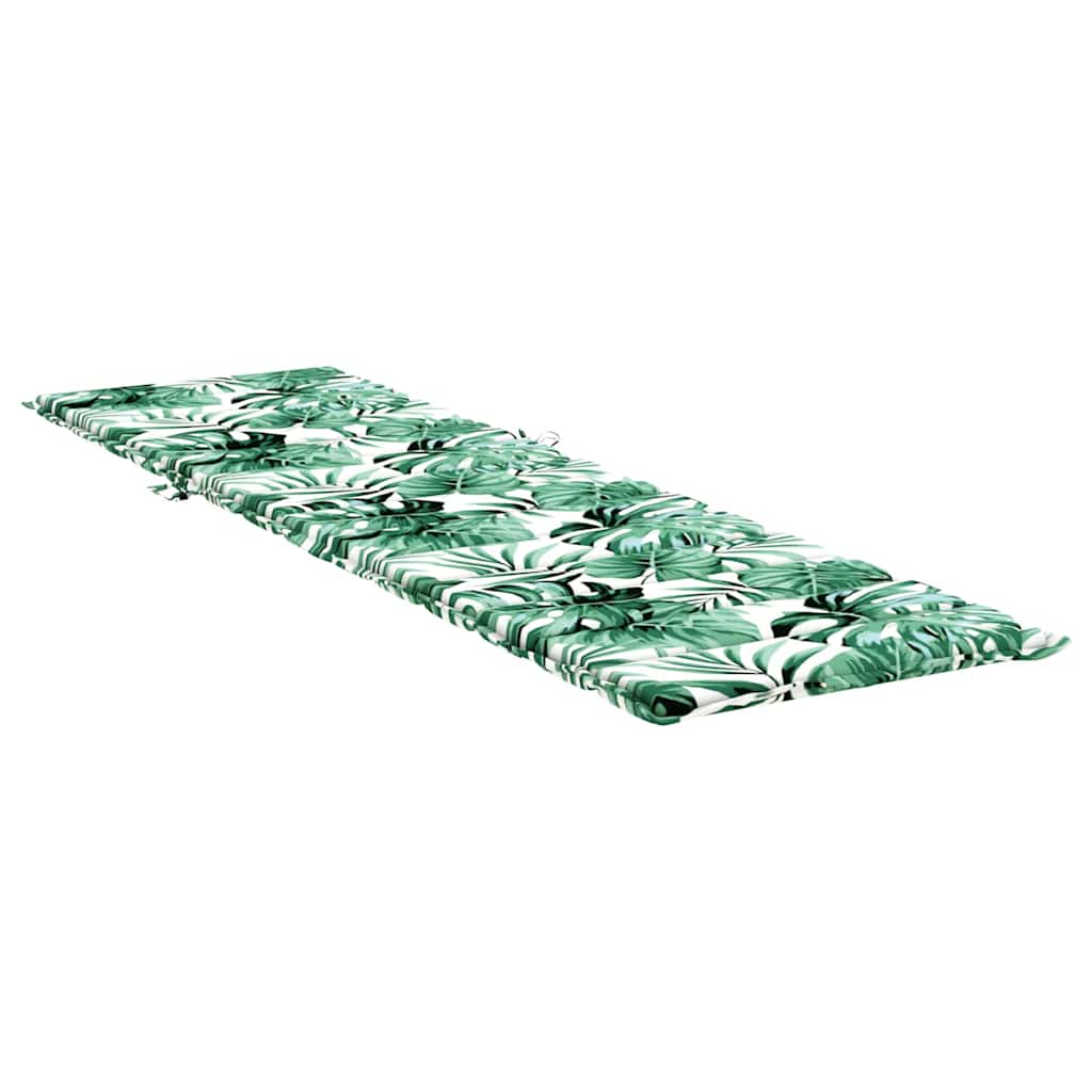 vidaXL Μαξιλάρι Ξαπλώστρας Φύλλο Σχέδιο Φύλλου 200 x 70 x 3 cm