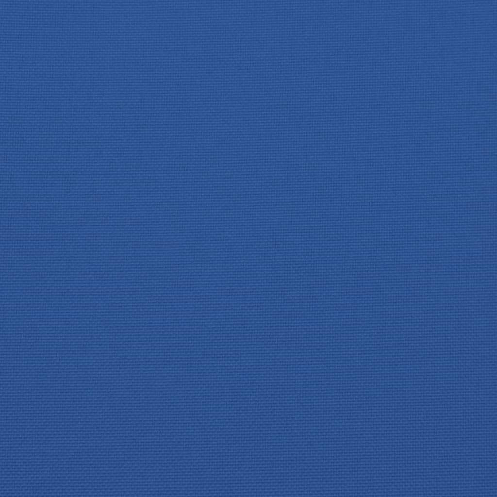 vidaXL Μαξιλάρια Καρέκλας Κήπου 4 τεμ. Μπλε 40x40x7 εκ. Υφασμάτινα