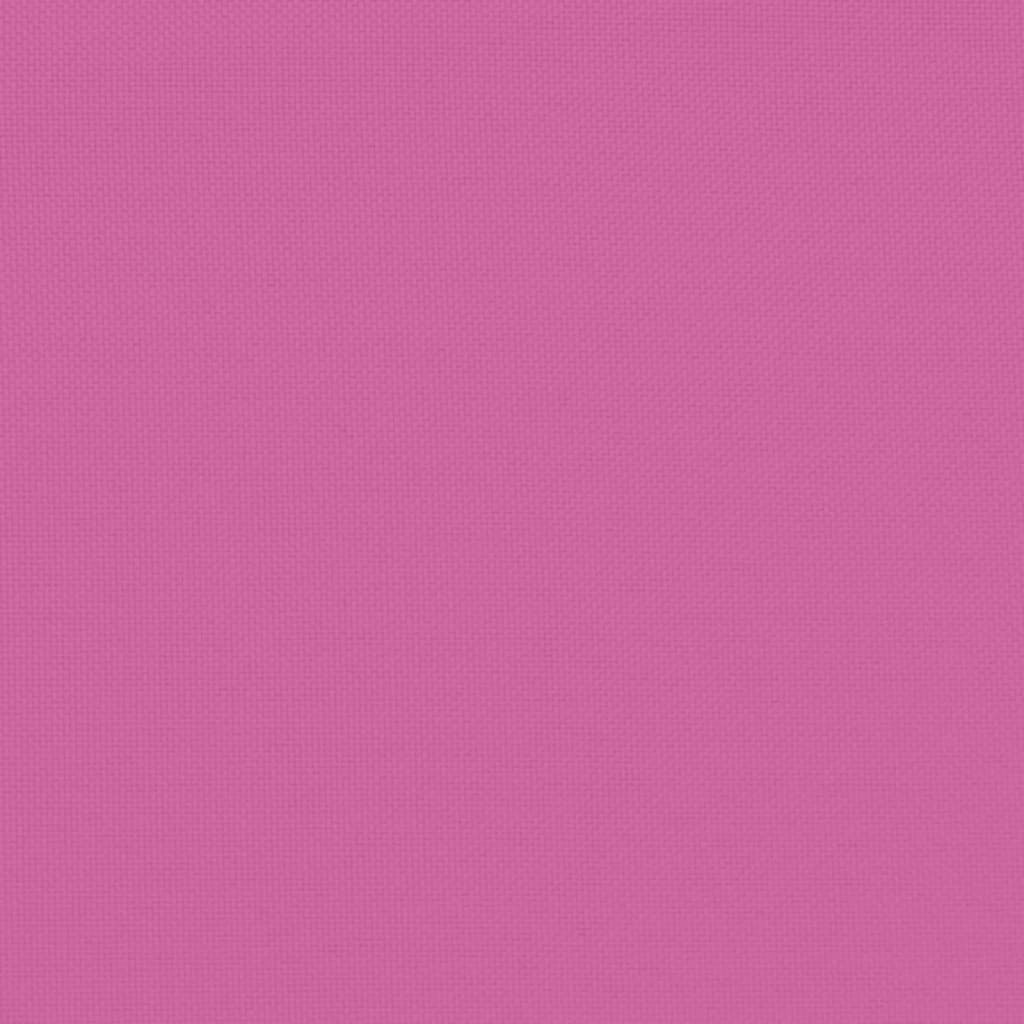 vidaXL Μαξιλάρια Καρέκλας 4 τεμ. Ροζ 40 x 40 x 7 εκ. Υφασμάτινα