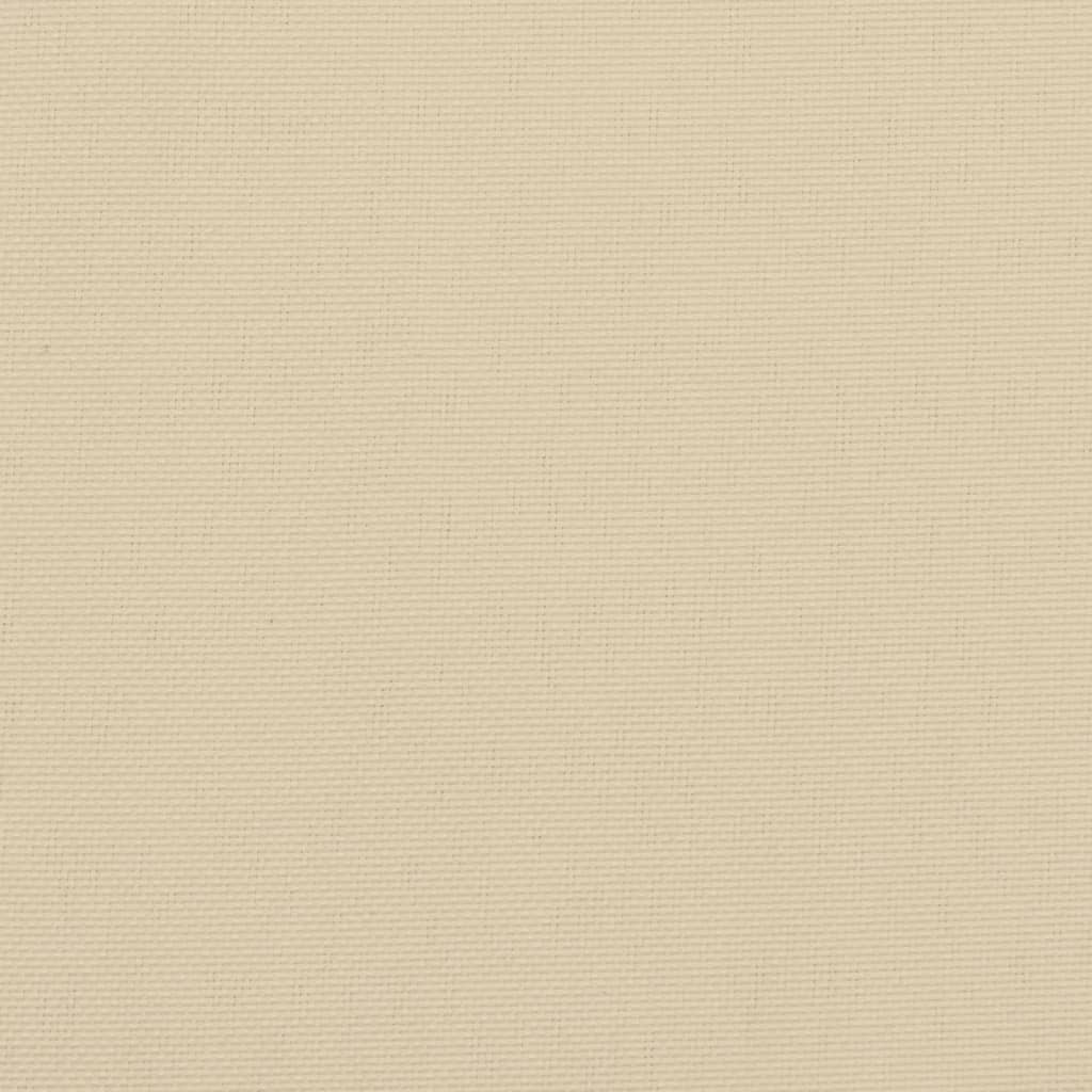 vidaXL Μαξιλάρια Παλέτας Κήπου 4 τεμ. Μπεζ 50x50x7 εκ. Oxford Ύφασμα