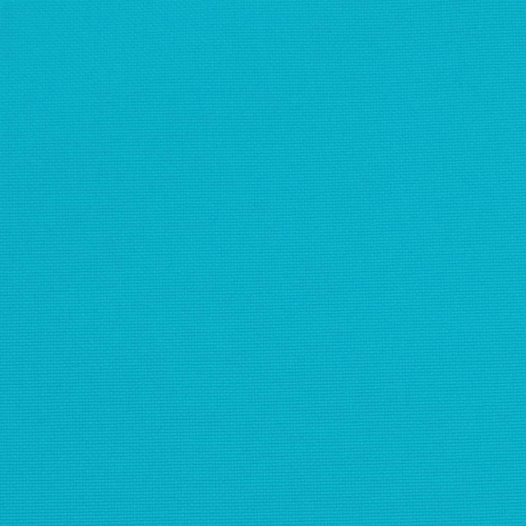 vidaXL Μαξιλάρια Καρέκλας 2 τεμ. Τιρκουάζ 50x50x7 εκ. Oxford Ύφασμα