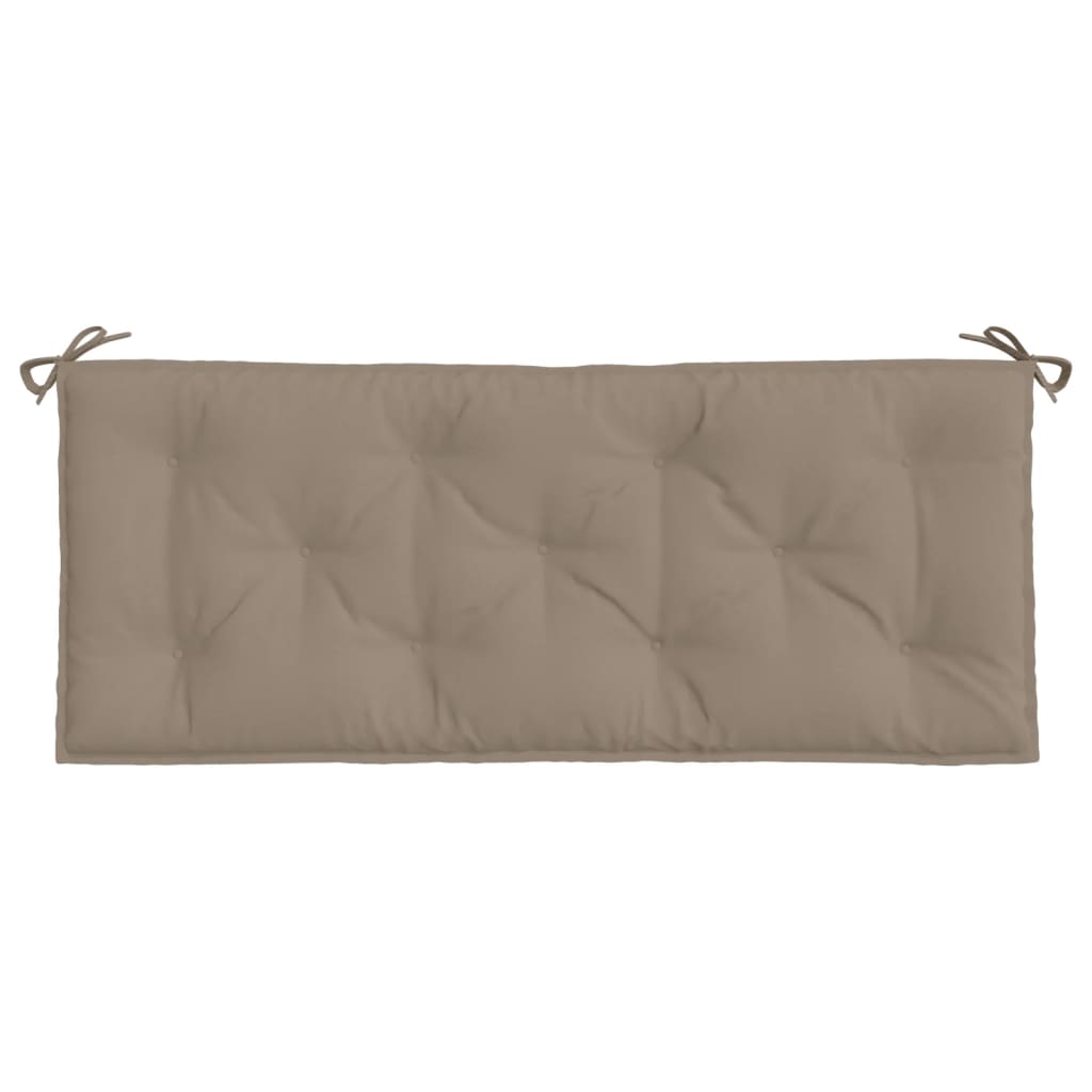 vidaXL Μαξιλάρι Πάγκου Κήπου Taupe 120x50x7 εκ. Ύφασμα Oxford