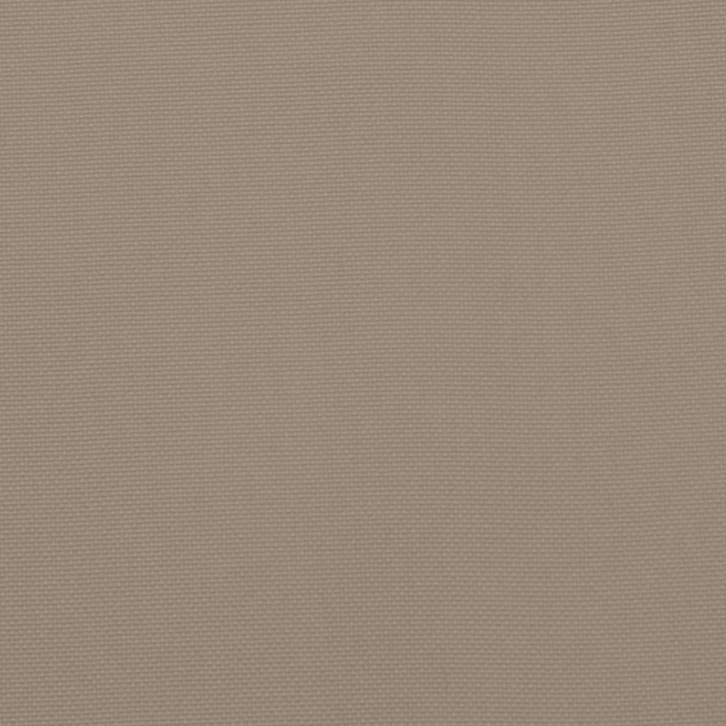 vidaXL Μαξιλάρι Πάγκου Κήπου Taupe 120x50x7 εκ. Ύφασμα Oxford